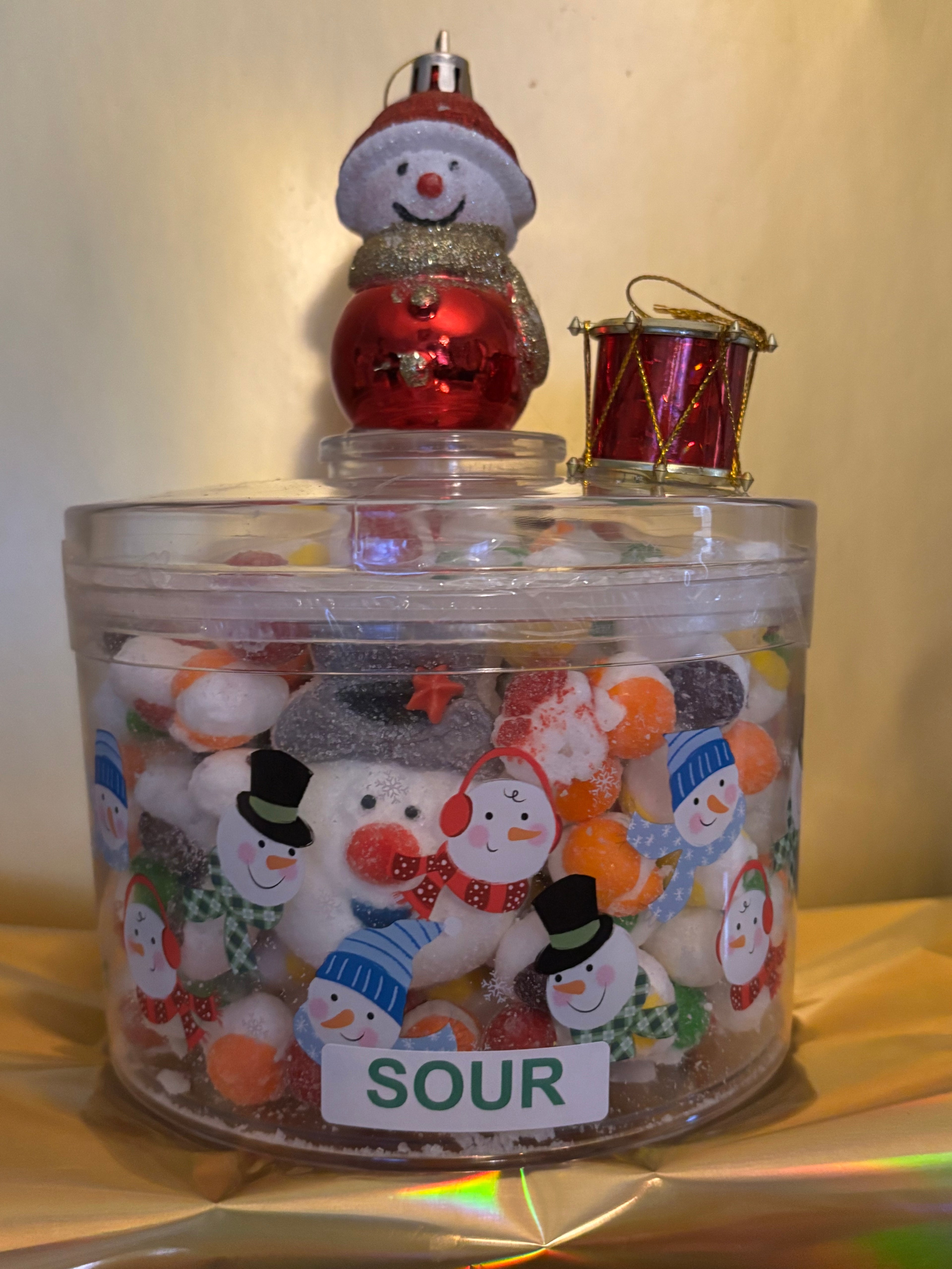 Rainbow Balls (a/k/a Skittles) Christmas Gift (Sour)