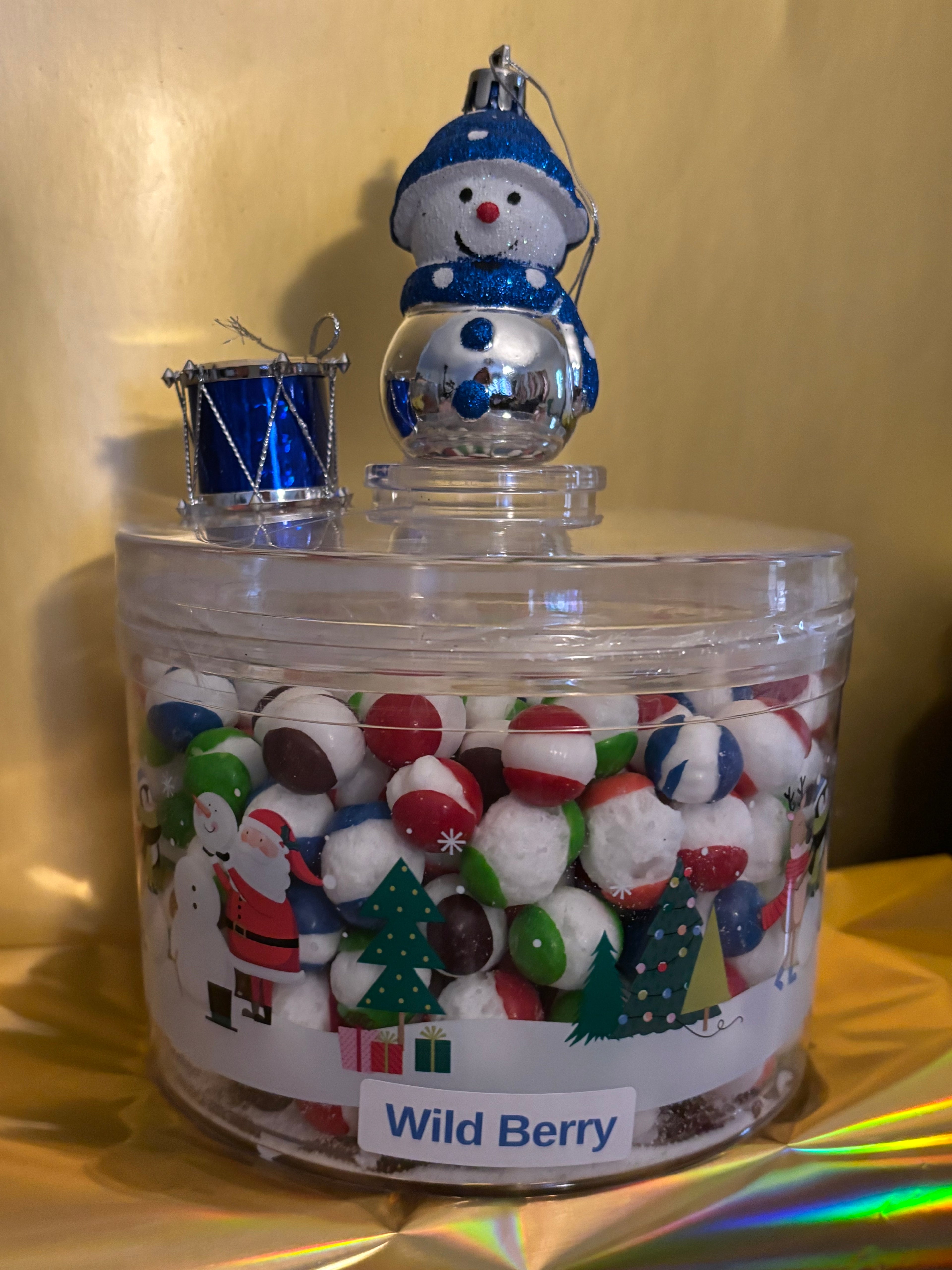 Rainbow Balls (a/k/a Skittles) Christmas Gift (Wild Berry)